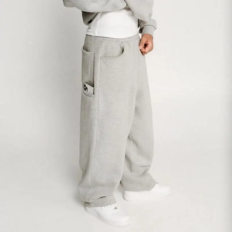 2025 نمط جديد ملابس رياضية غير رسمية السراويل Y2K نمط الشارع متعددة جيب فضفاضة ومريحة Sweatpants للرجال والنساء