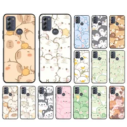 Cute bay Animal Dog Fro Pig Phone Case For Moto G84 G22 G32 G42 G52 G62 G53 G72 G60 G60S G100 G10 G20 G30 G13 G50 G 5G G Pure