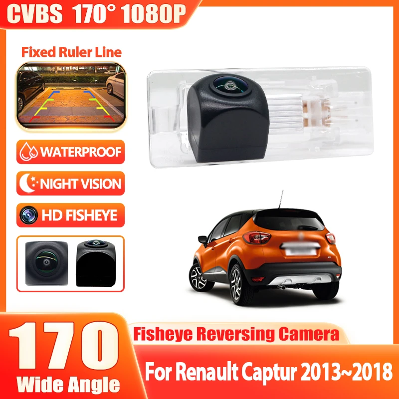 

Автомобильная камера заднего вида Full HD CCD Высокое качество RCA для Renault Captur 2013 2014 2015 2016 2017 2018 Резервная камера заднего вида