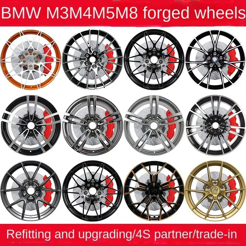 Forged Aluminum Alloy Wheels Lightweight 35mm ET Universal Fitment Chrome Finish Multi Spoke Design New 98mm 100mm