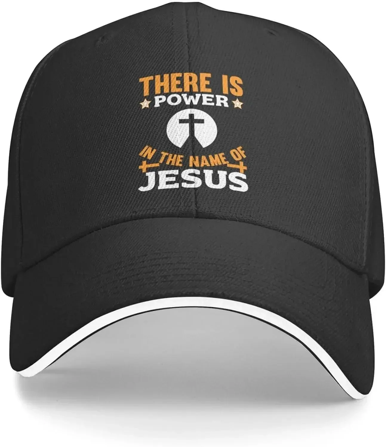 

There Is Power in The Name of Hat Men Baseball Hats Funny Caps