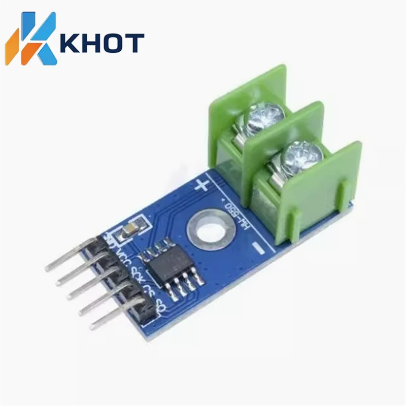 MAX6675 K-type thermocouple module temperature sensor can measure a maximum temperature of 1024 degrees