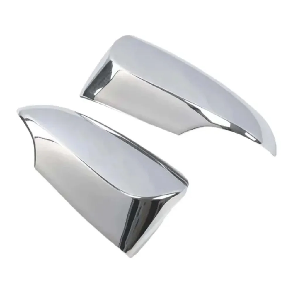 Door Mirror Shell For TOYOTA YARIS Vios 2013 2014 2015 2016 2017 2018 Chrome Silver Car Rearview Accessories Protective Cover view 3