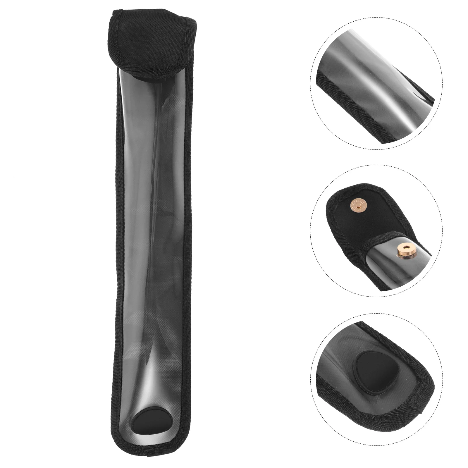Práctica bolsa de almacenamiento para baquetas, bolsa portátil para baquetas, soporte para mazo de tambor para práctica de escenario, bolsas portátiles para baquetas