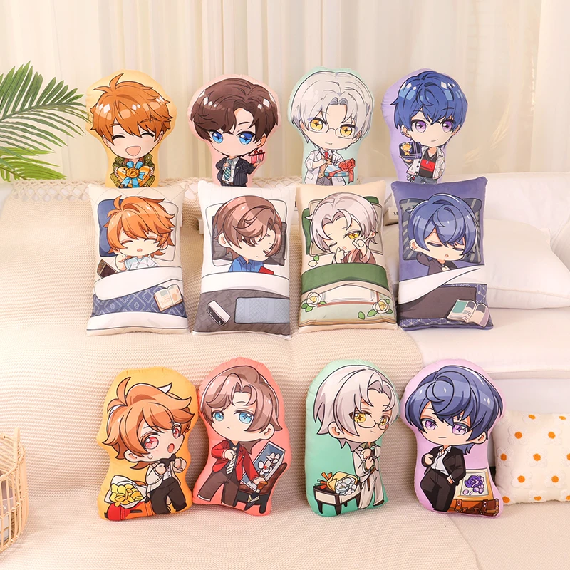 Cute Game Tears Of Themis Plush Figure Pillow Marius Von Hagen Artem Wing Luke Pearce Vilhelm Plush Gifts Toy Doll Q Edition