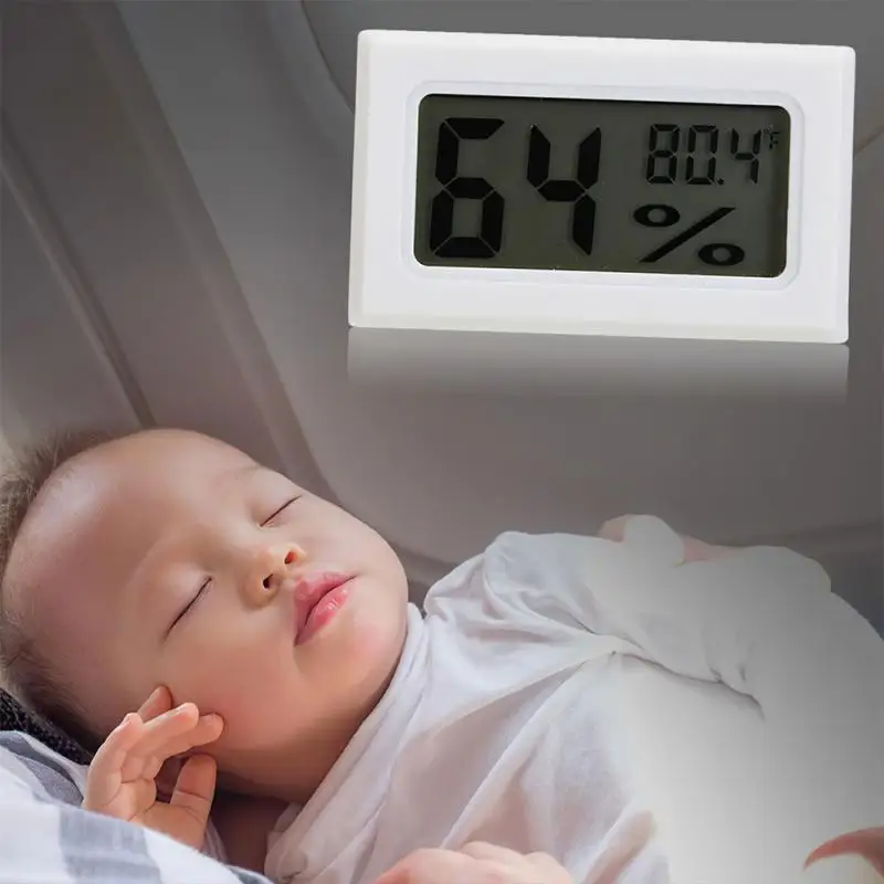 New Mini Digital LCD Indoor Convenient Temperature Sensor Humidity Meter Thermometer Hygrometer Gauge