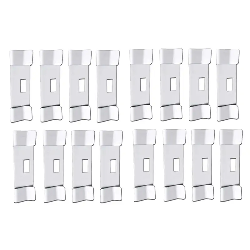 A74E-For Vertical Blind Repair Tab Parts- Metal Vane Savers& Replacement Slats(16Pcs) For Vertical For Blinds