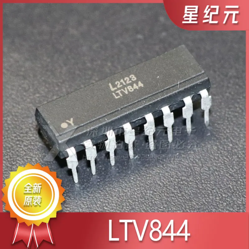 

[IN STOCK]1 Piece in-line LTV844 DIP-16 Four-channel Transistor Optocoupler Brand New and Imported