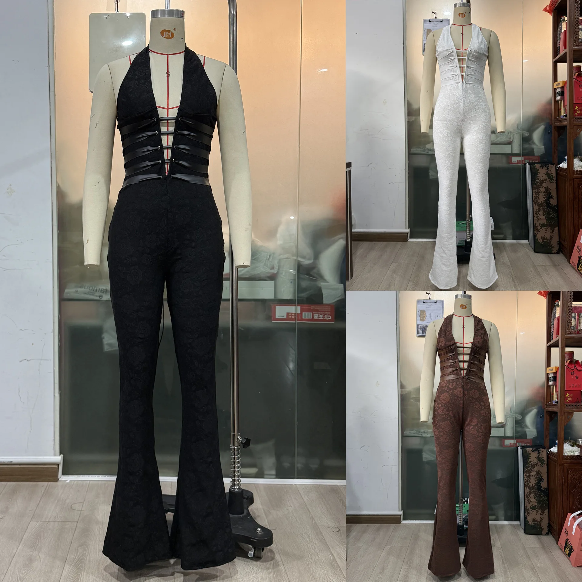 

Bodysuit Corset Womens Crochet Fishnet Mesh See-Through Sheer Transparent Party Club Stage Dance Evening Night Festival Chic Hot