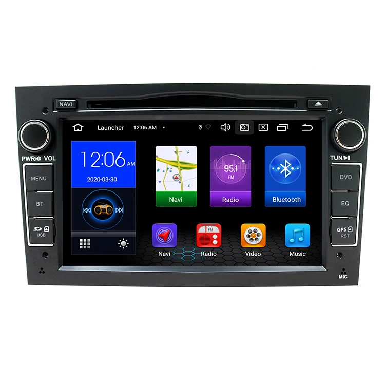 Piano black Carplay DSP Car DVD Android 10 For Opel Astra Meriva Vectra Antara Zafira Corsa Vauxhall DVD Player