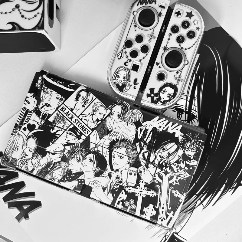 Auf Lager: Nana Schutzhülle für Switch 2 OLED, Transparente Hartschale, Kratzfest, Sturzsicher, Kompatibel mit Regulärem Switch