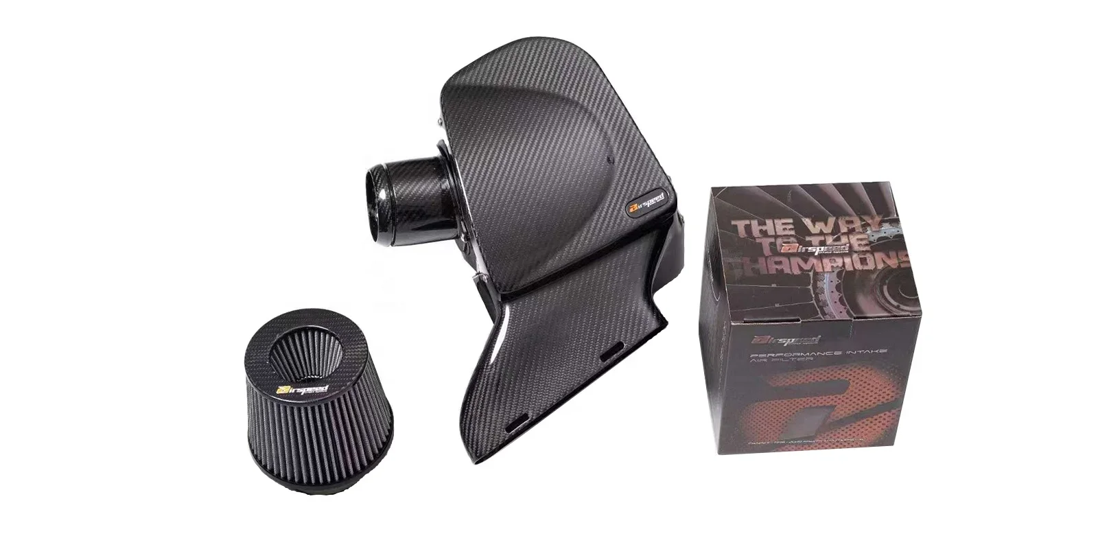 100% Dry Carbon Fiber Automotive Parts & Accessories Cold Air Intake System For Mercedes BENZ AMG A35 M260 2.0T