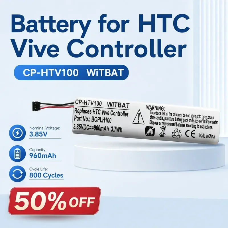 

For HTC Vive Handle Controller Battery BOPLH100 35H00244-00M
