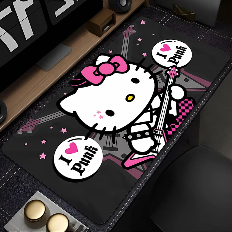 

Mouse pad large Gaming Desk Mat Computer Keyboard desk pad Mats Non-slip rubber Game player PC carpet Hello Kitty Mousepad XXXL