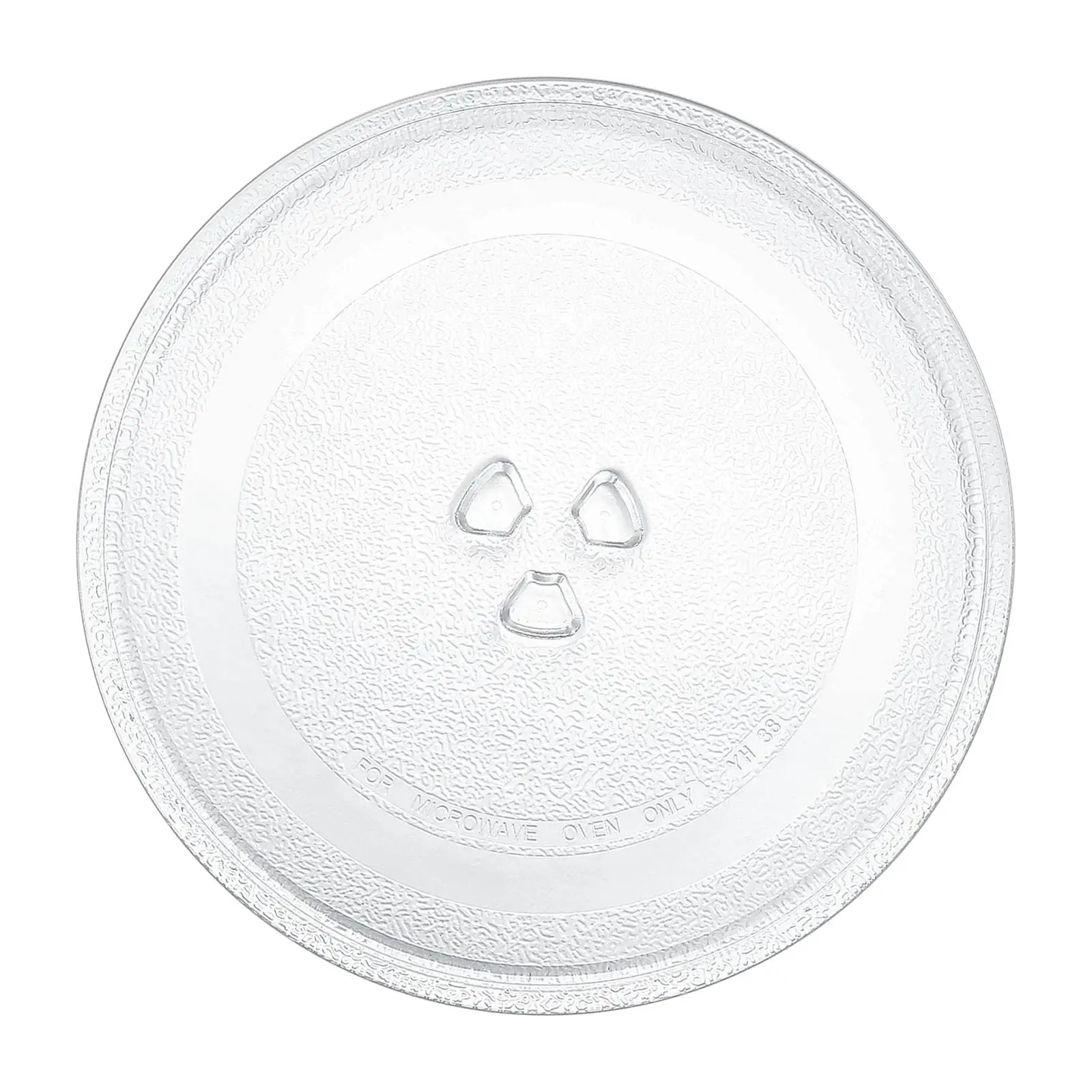 Microwave Glass Plate Turntable Cooking Tray 24.5cm Resistant for Small Microwaves Accessory Thickened Easily Install