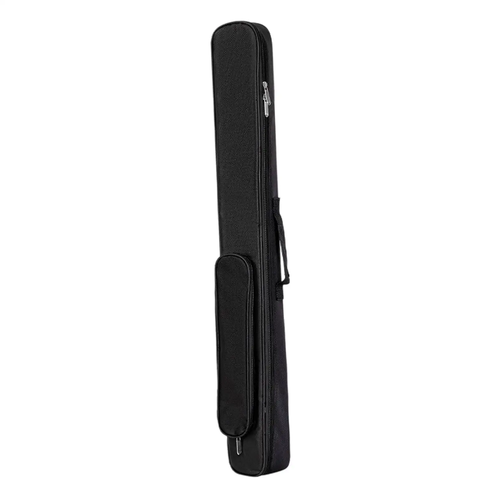 Professional Pool Cue Case Large Capacity Bag Accessory Storage for 1/2 Billiard Cue Stick and Pool Table Supplies
