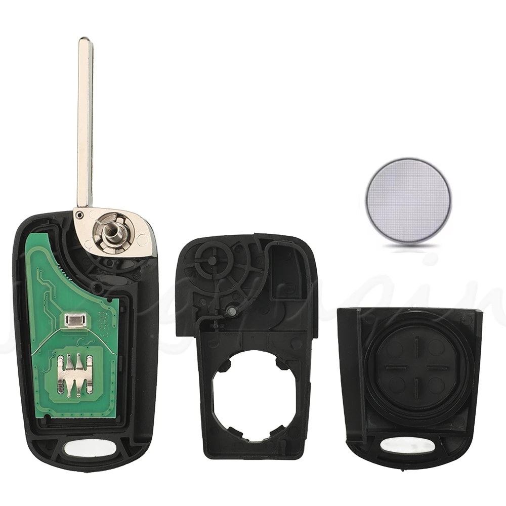 Jingyuqin nuevo producto para Kia picanto 2011-2017 3 botones 433MHZ ID60Chip fccid: 95430-1Y300 llave de coche de control remoto plegable