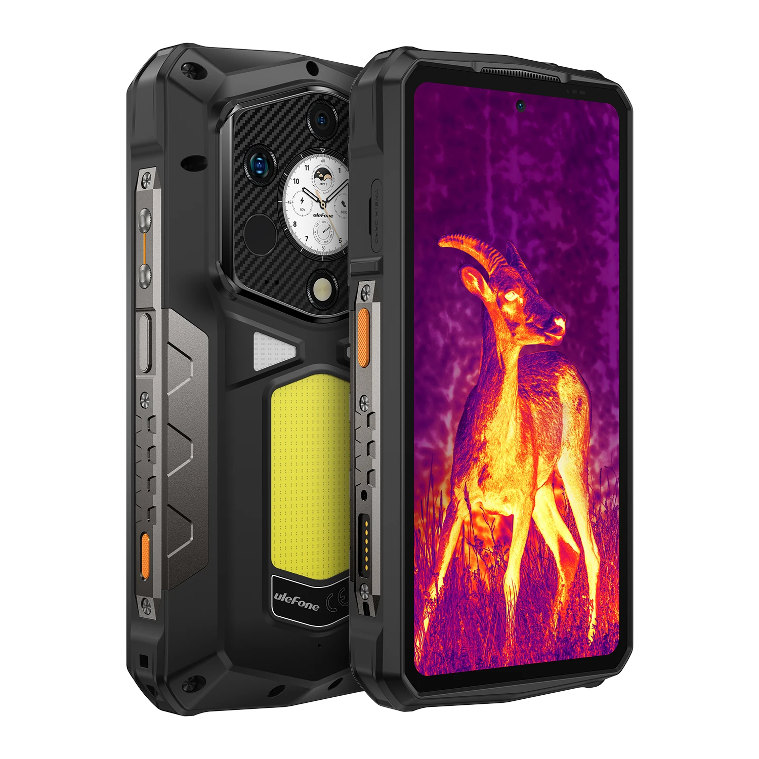 【Światowa premiera】Ulefone Armor 29 Pro Thermal Version 5G AI Rugged Phone 21200 mAh Mobile 120 W 64 MP Night Vision 6,67" 120 Hz AMOLED Dual Screen 1,04" Sub-Display 512 GB ROM — zdjęcie produktu 7