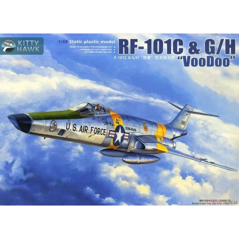 

Kitty Hawk 1/48 Scale 80116 RF-101C&G/H Voodoo Assembly plastics model kit