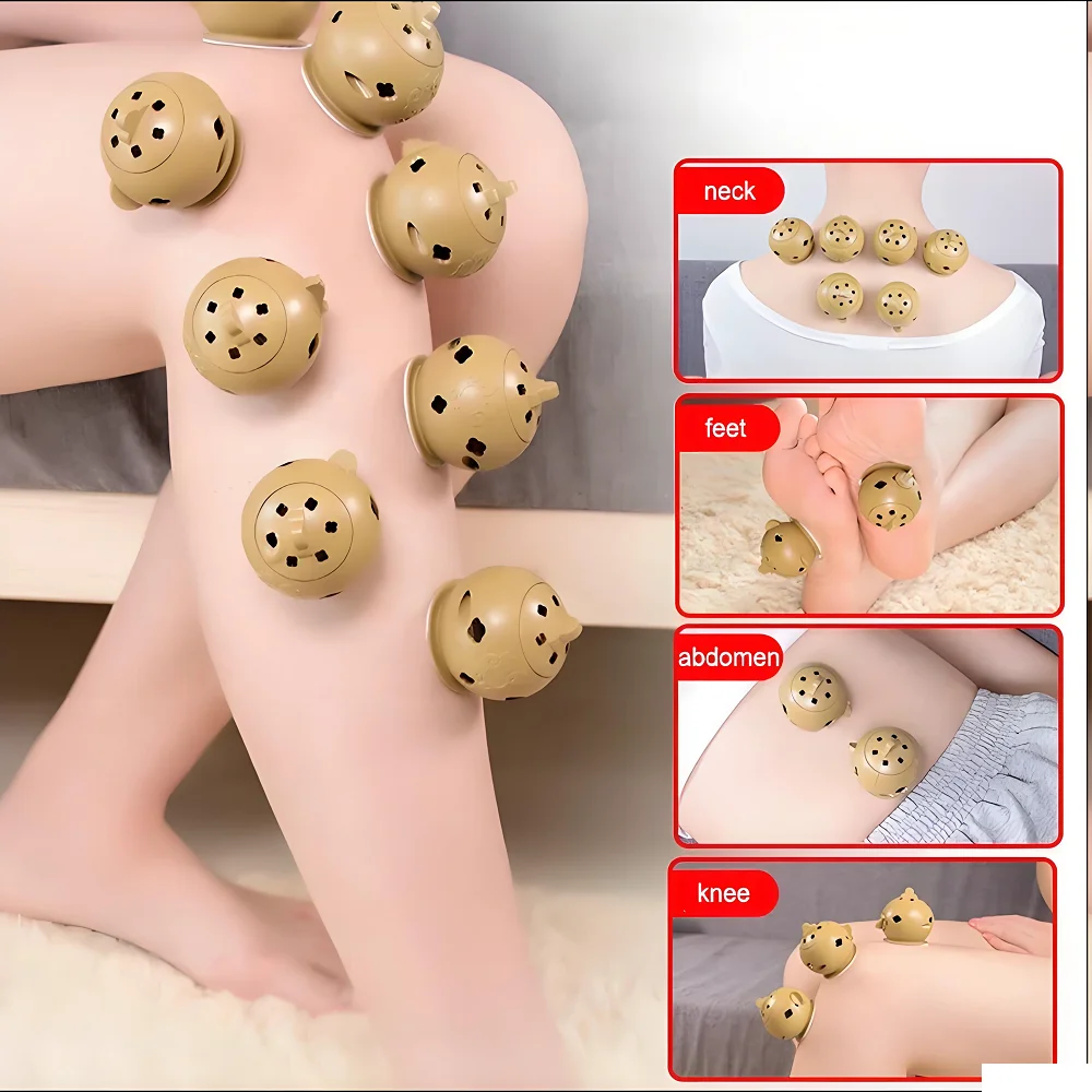 

Portable Thermal Massager Mini Moxibustion Pot Moxa Stick Burner Cupping Therapy Warm Acupoint Massage Health Care Relief Pain
