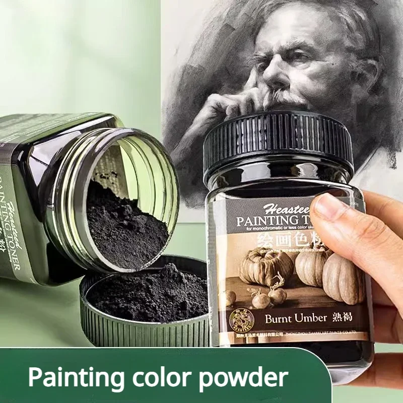 Painting Color Powder Drawing Graffiti Soluble Graphite Carbon Powder Black Special Color Powder for Art Candidates