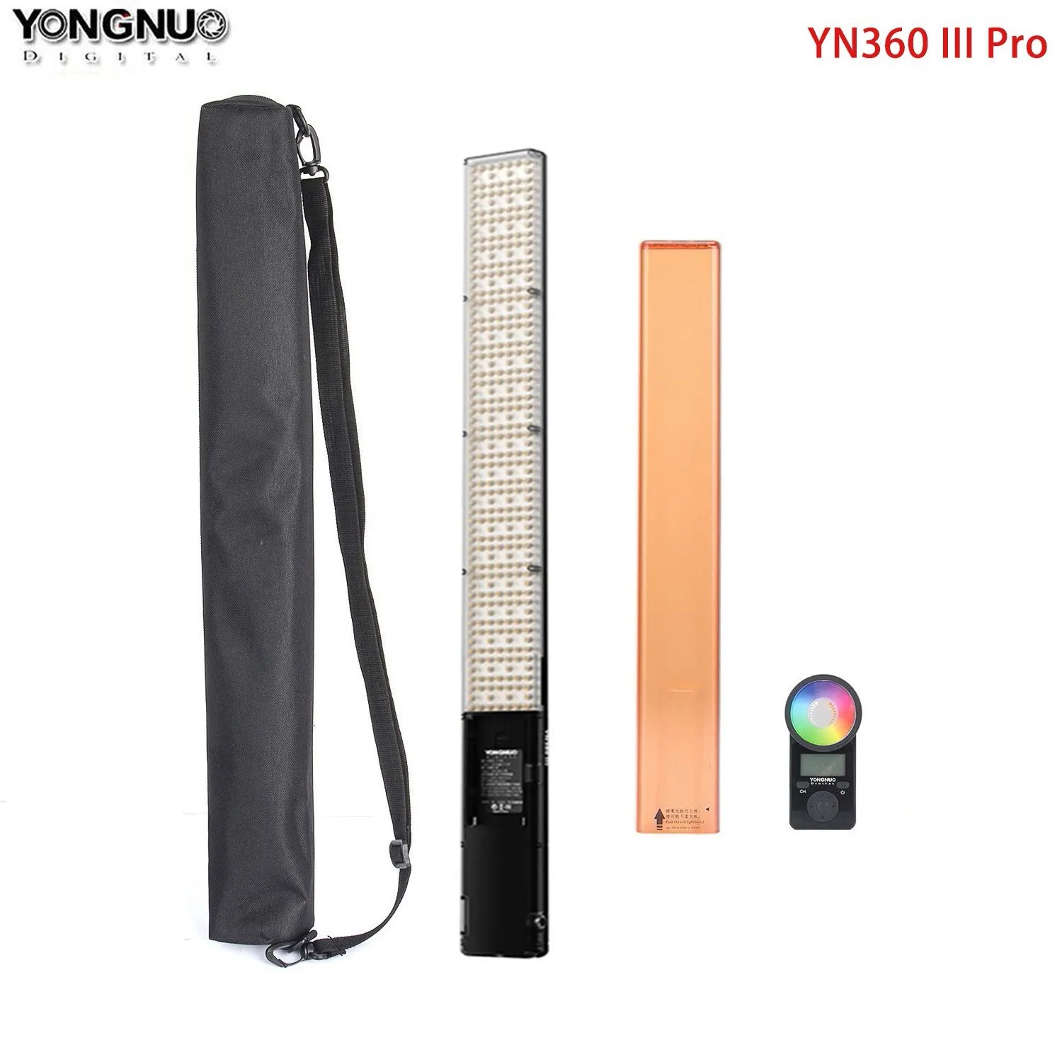 Yongnuo YN360III YN360 III Pro LED Video Light 3200K-5600K RGB Photo Light Light for Video Recording w Remote YN360III