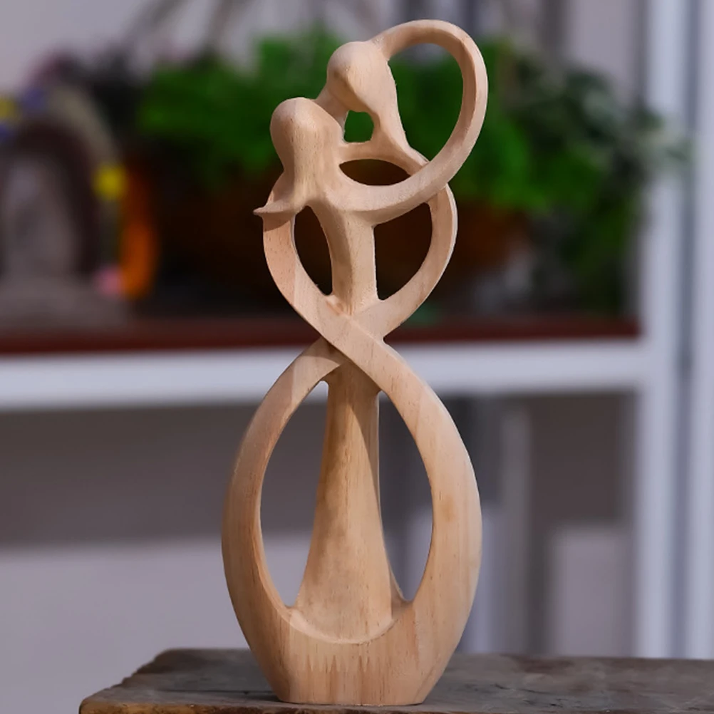

Couple Statue Ornaments Sculpture Romantic Abstract Hugging Lover s Artwork Crafts Lovers