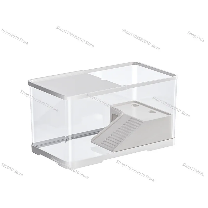 Landscaping new turtle tank household small and medium aquarium ecological fish living room desktop Brazilian special