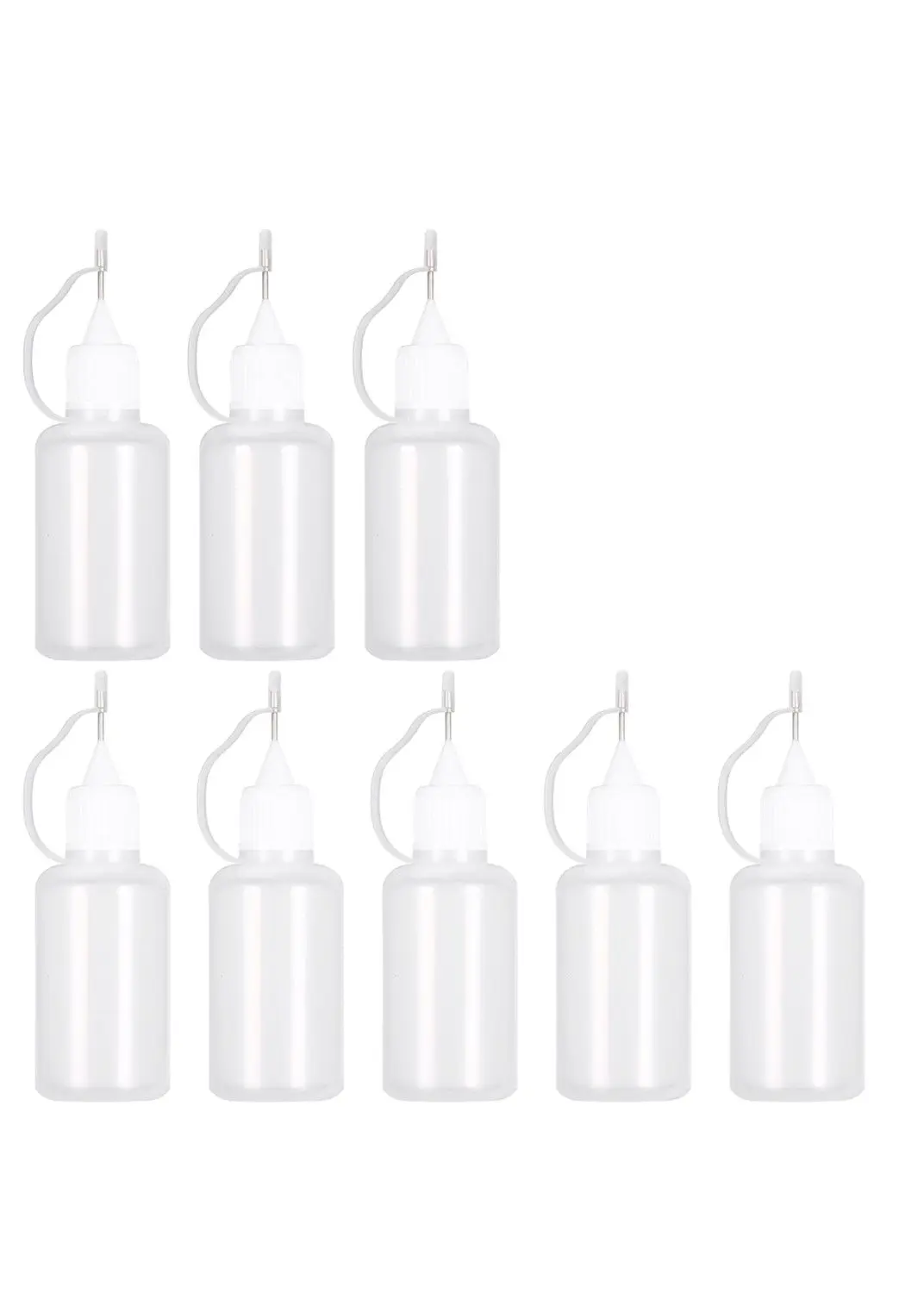 

10Pcs Oil Filling Bottle 30Ml Needle Tip Applicator Precision Craft Tool for DIY Quilling Glue Dispenser Rust-Proof Metal Tip