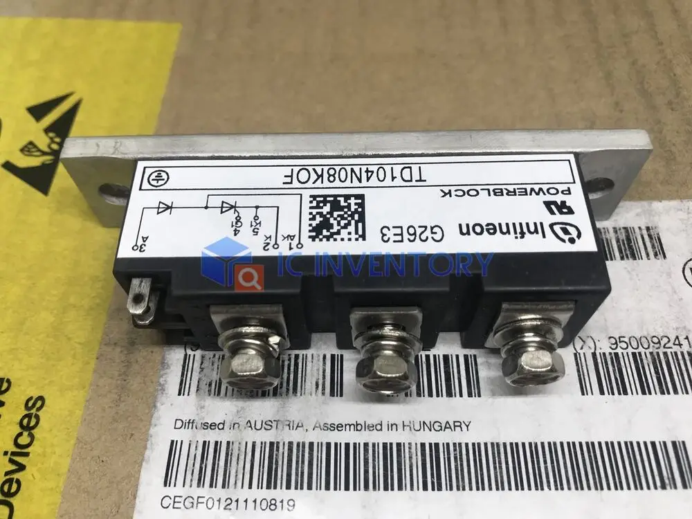 1PCS EUPEC/INFINEON  TD104N08KOF Power Module Supply New 100% Quality Guarantee
