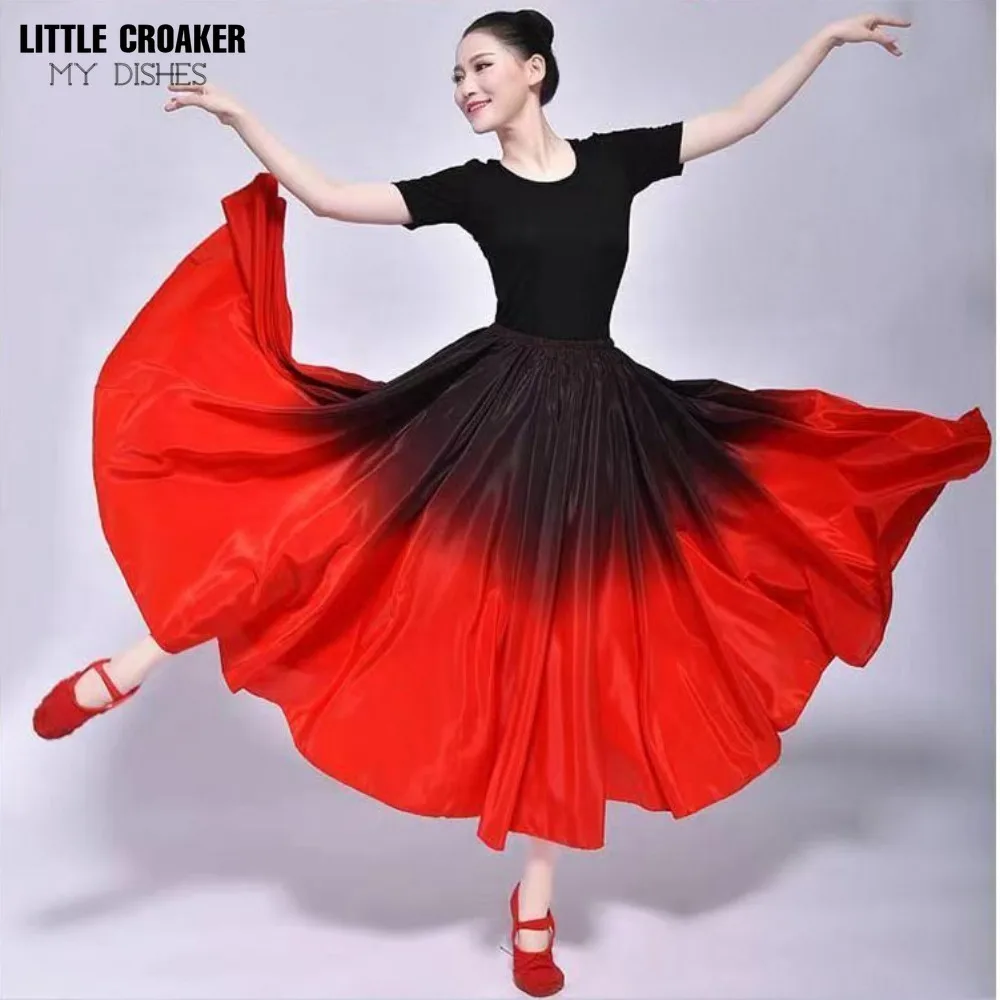 Spain Flamenco Dance Performer Dresses for Women Stage Performance Dancing Skirts 360/540/720 Degree Costumes Female Vestido