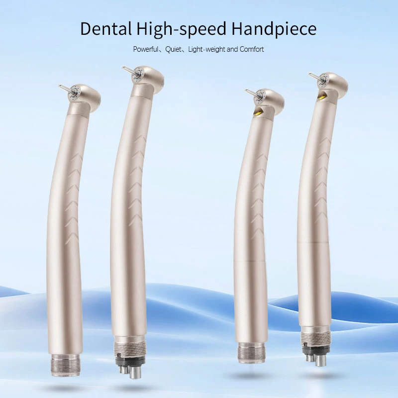 2/4 Holes Lodden Dental LED High Speed Handpiece V3 Generator Push Button Hole for high Speed Grinding 4 Water Spray Machine