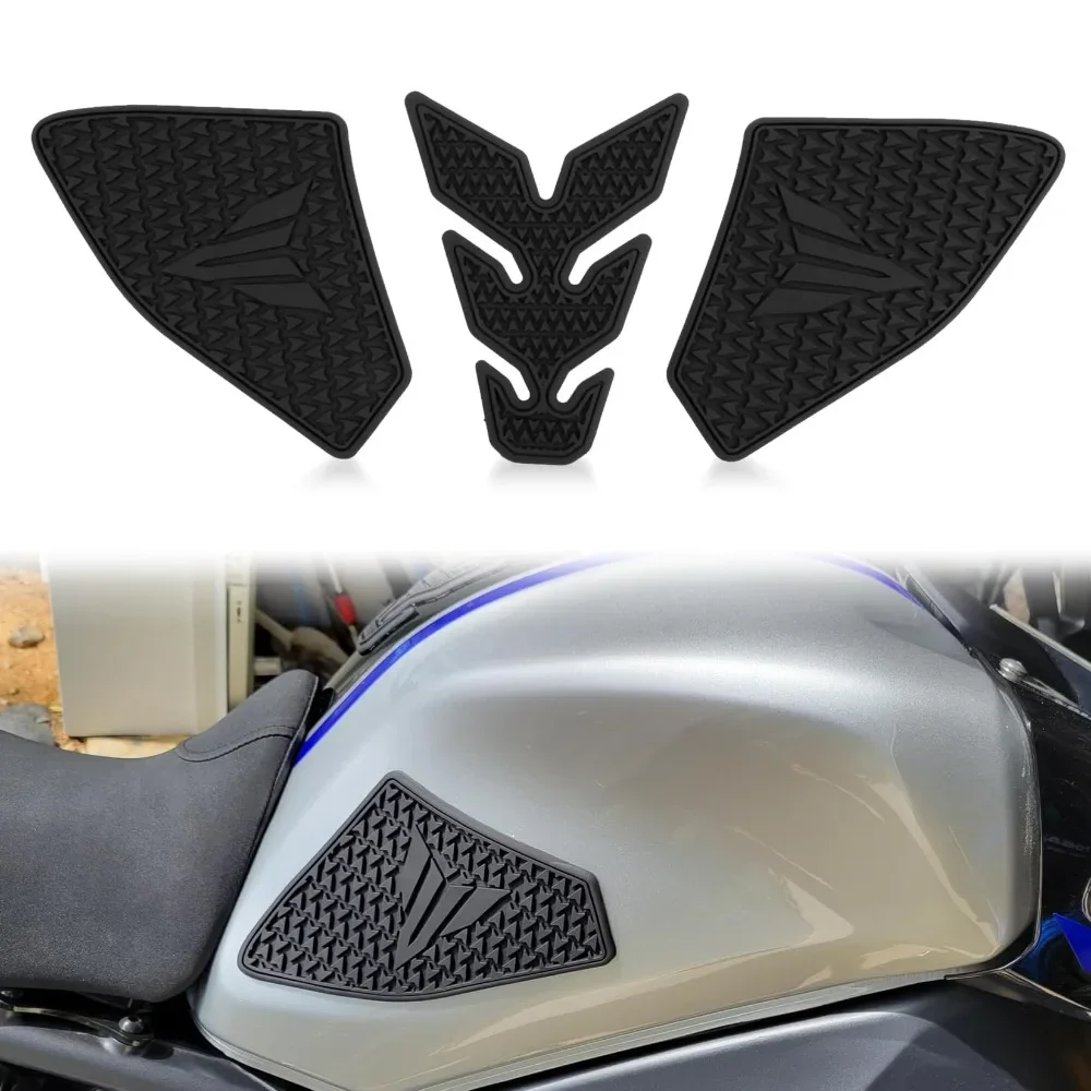 Motorcycle Non-slip Side Fuel Tank Pad Traction Pads Protector Stickers Gas Decal Knee Grip Gripper for YAMAHA MT-09 2021-2024