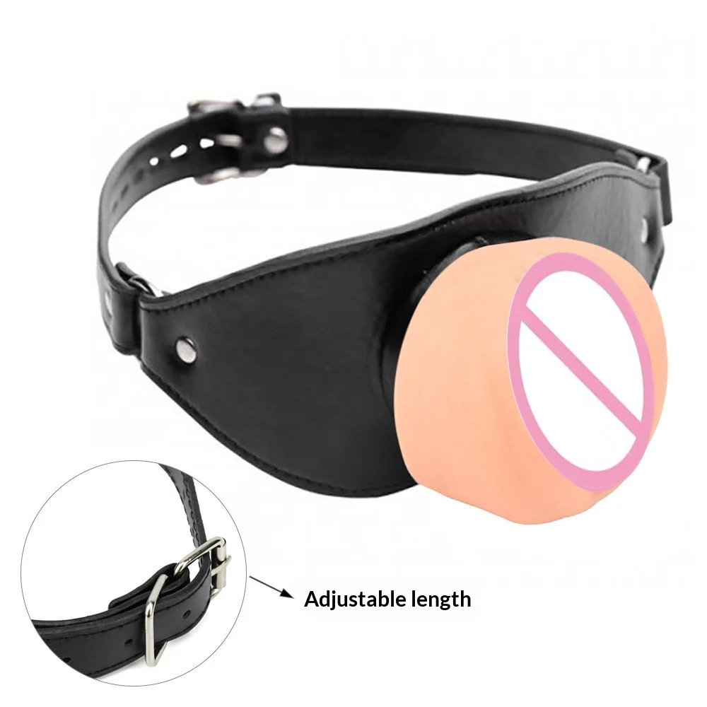 Bondage Belt Latex Sex Mouth Gag Plug Sex Tools for Gay Couples Games Adults Erotic Bdsm Mouth Plug Restraint Oral Adult sex Toy view 4