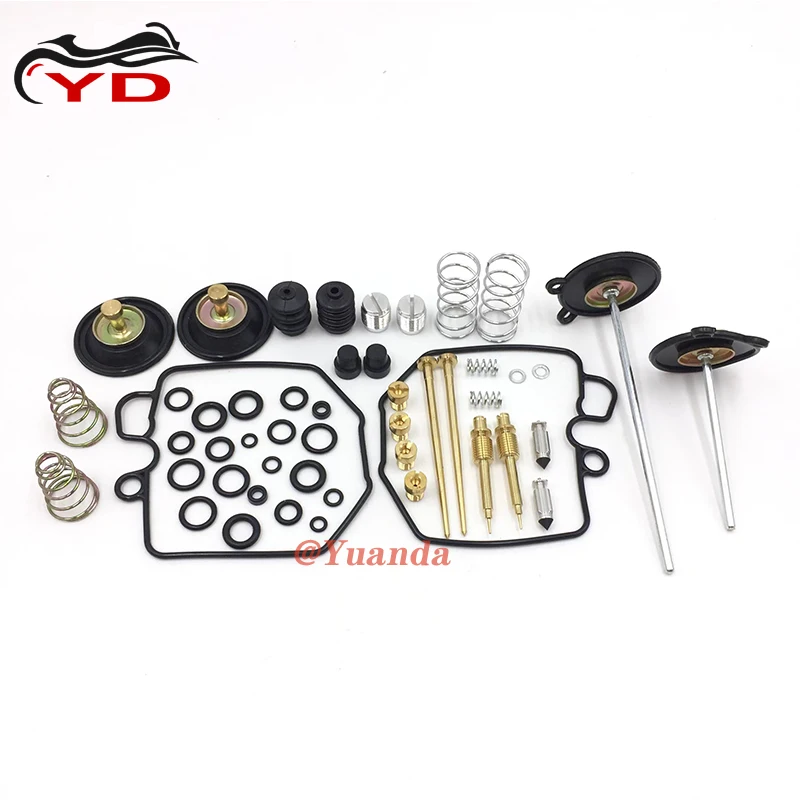 Motorcycle Carburetor Repair Kit For Honda CX500C CX500 1980-1982 Valve needle valve gasket air screw Repair Kit