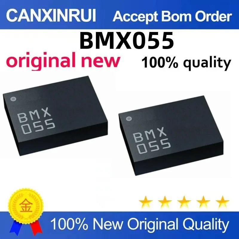 

BMX055 Silk Screen BMX LGA20 Package Accelerometer Gyroscope Geomagnetic Triple 9-Axis Sensor Chip