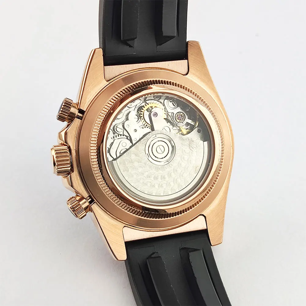 39 mm Luxus-Herren-Chronographenuhr Formula Racing wasserdichte mechanische Uhr Saphir 7750 4613D Uhrwerk Herrenuhr