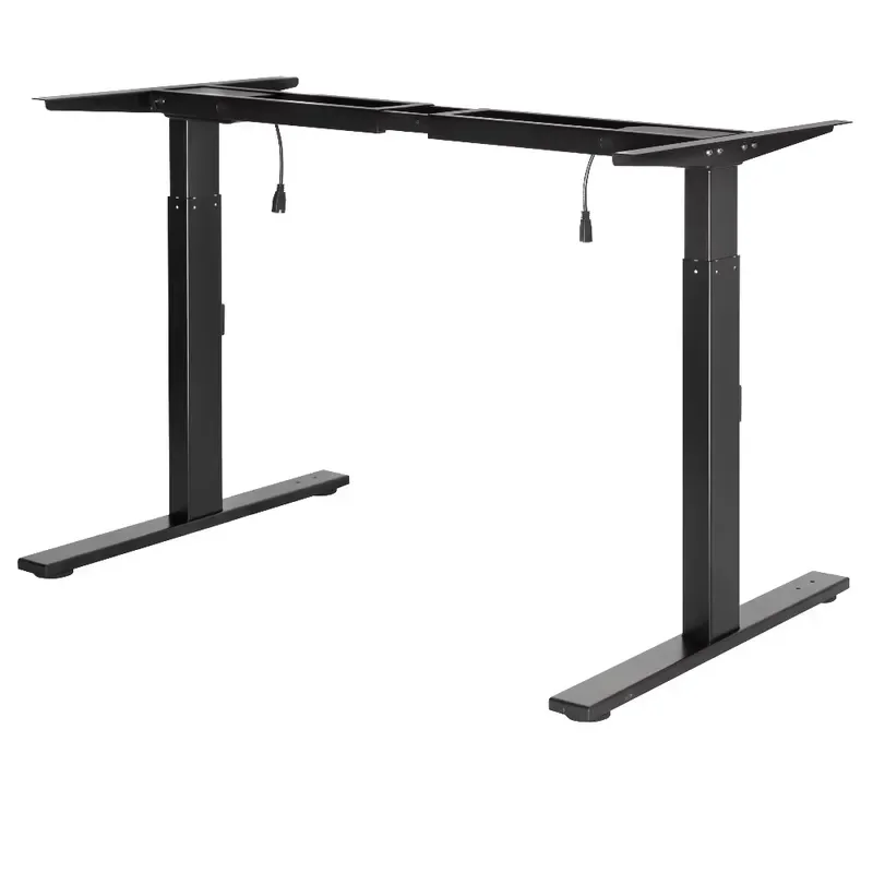 Dual Motor Electric Standing Desk Frame Height Adjustable Sit Stand Desk Mechanism Heavy Duty Lift System for Office Home