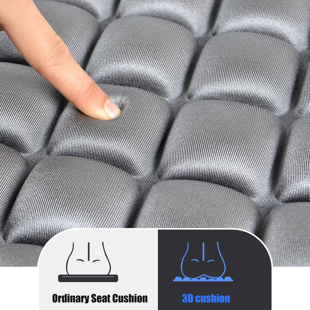 3D Air Cushion for Office Chair Car Seat Air Seat Cushion Back Cushion for Relieving Back Sciatica Tailbone Pain Seat Pad