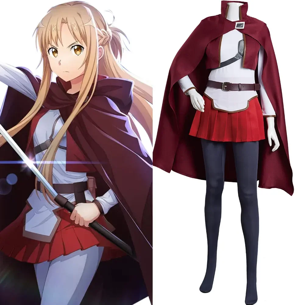 

Anime Sword Art Online The Movie: Progressive Aria Of A Starless Night Asuna Yuuki Cosplay Costume Outfits