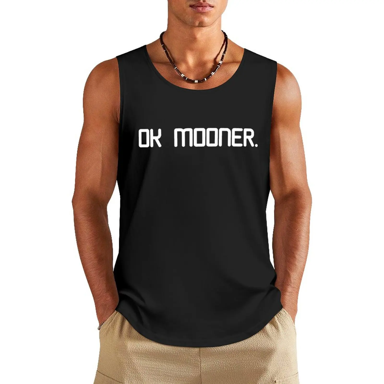 OK MOONER. Tank Top anime top sports t-shirts for men sexy clothes men quick-drying t-shirt