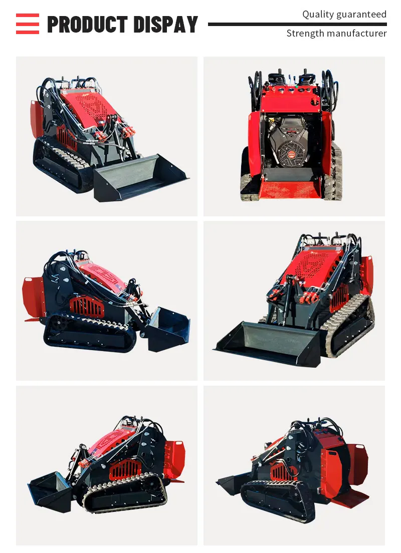Mini-Kompaktlader 420E Kompakter Hydrauliklader 23PS für Bau Landwirtschaft Gartenarbeit – Detail 7