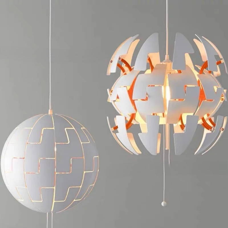 الحديثة الخفيفة الفاخرة نمط شخصية الإبداعية الكرة الاختلاف الثريا غرفة المعيشة جو مطعم بار السرير #5