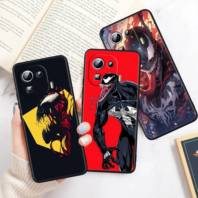 

Venom Marvel Cool Mysterious For Xiaomi Mi 14 13T 13 12T 12 11T 11i 11 10T 10 Pro Lite Ultra 5G Black Cover Phone Case