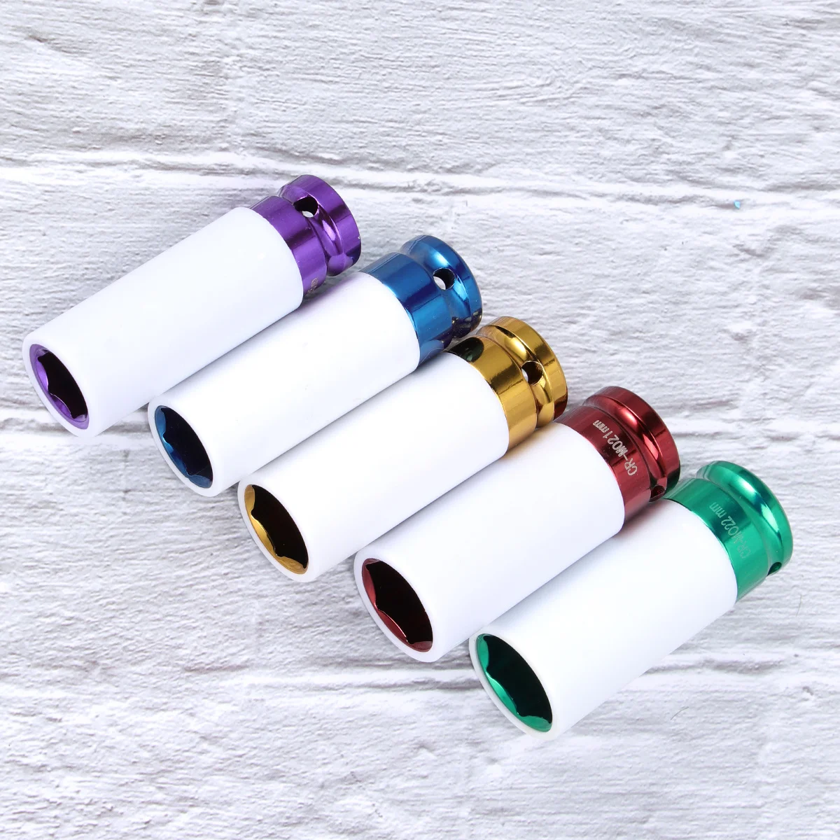 

5Pcs Socket Adapter Set Metal Car Nut Repair Removal Damaged Locked Lug Nuts Wheel Tool 15mm 17mm 19mm 21mm 22mm