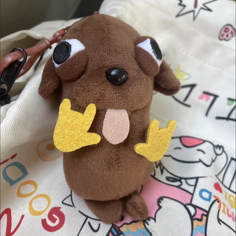 Mutant Chihuahua Emoticon Bag Abstract Dog Funny Plush Toy Exquisite Creative Fashion Trend Decoration Bag Pendant Novel Gift