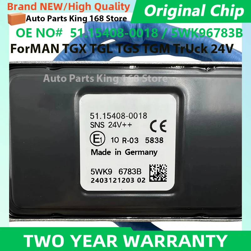 

51.15408-0018 5WK96783B 51154080018 NOX SENSOR Nitrogen Oxide SENSOR High Quality Chip For M-an Euro6 Trucks