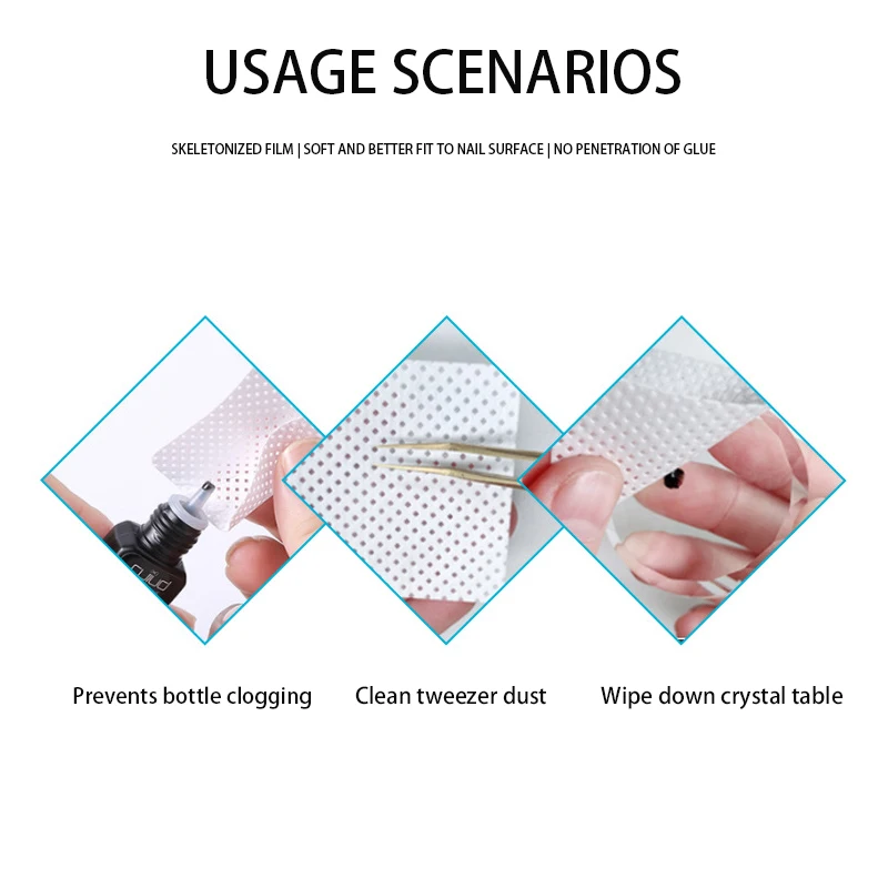 200 pçs papel sem fiapos toalhetes de algodão cílios extensão cola removedor almofadas cílios enxertia limpeza cola boca limpar ferramenta de maquiagem