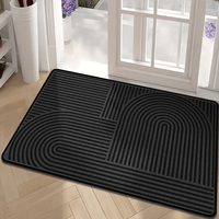 Simple entrance crystal velvet carpet porch non-slip entrance mat shoe mat bathroom absorbent mat