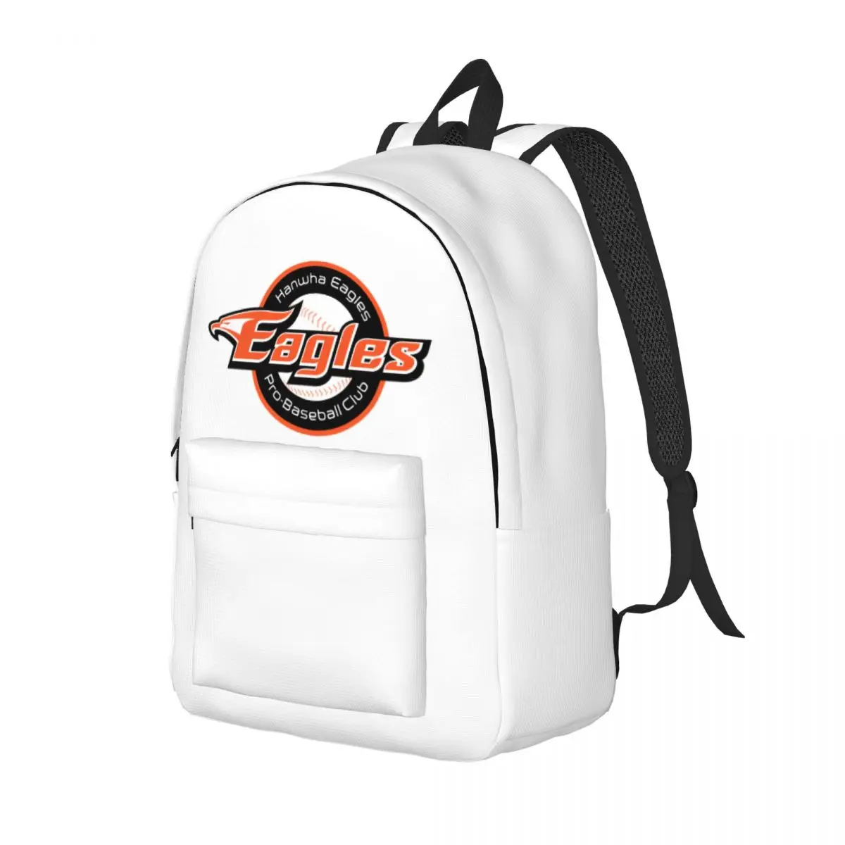 Hanwha Eagles Baseball Team Sport Lover Fashion Backpack Lightweight High School Work Daypack for Men Women Laptop Canvas Bags